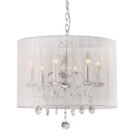 Tiffany Crystal 6-Light Chandelier